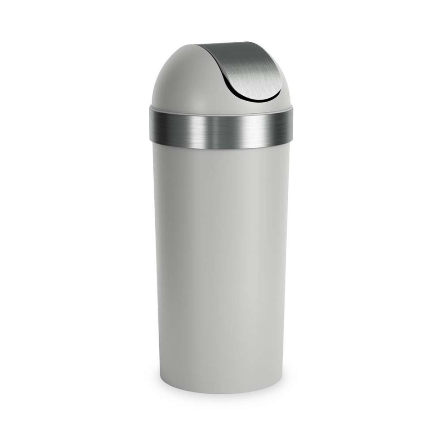 Storage * | Umbra Venti 16-Gallon (62L) Trash Can With Swing Top Lid