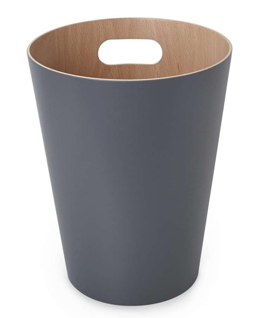 Storage * | Umbra Natural/Charcoal Woodrow Can