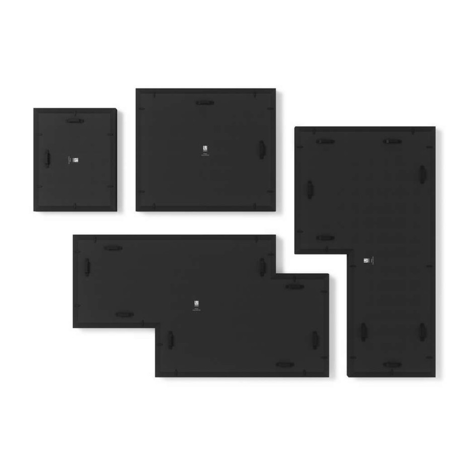 Home Accents * | Umbra Mingle Gallery Picture Frame Set Black