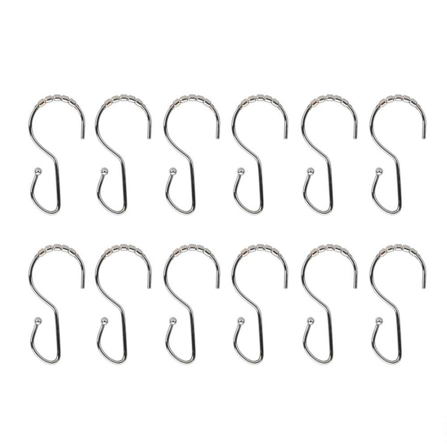 Hardware * | Umbra Shower Curtain Rings Chrome (12 Pack)