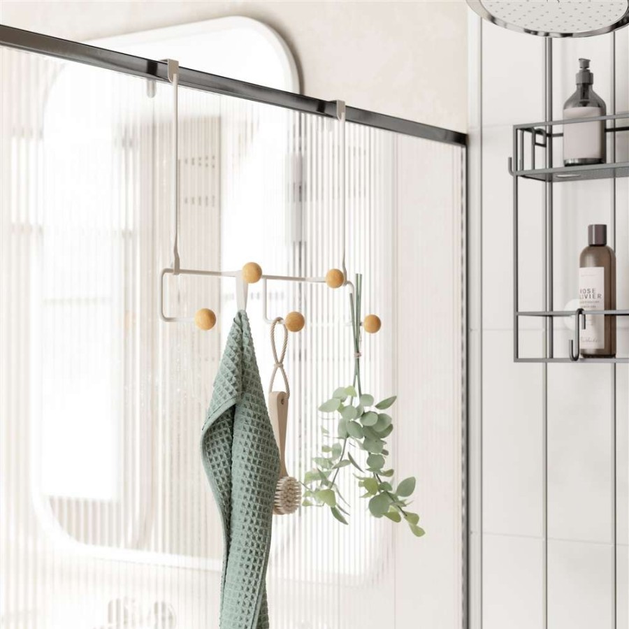 Storage * | Umbra Estique Shelf With Hooks