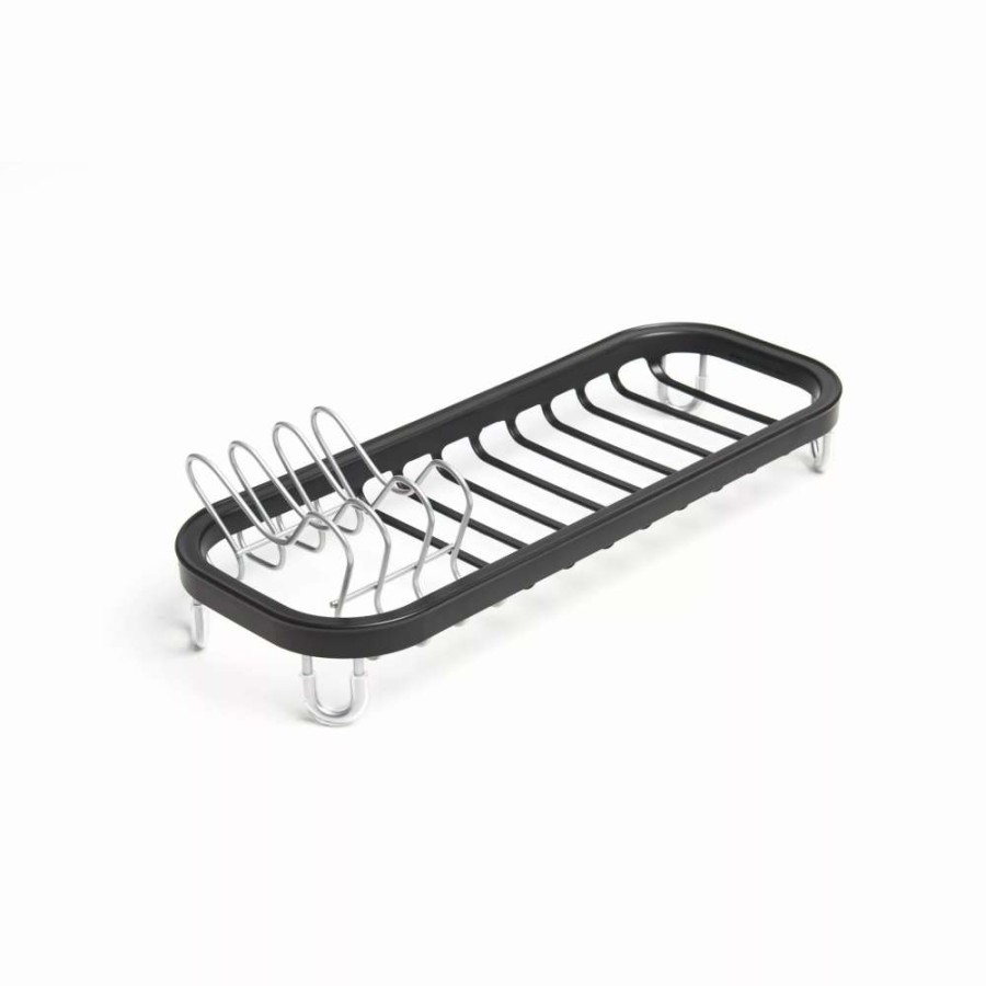 Storage * | Umbra Black Nickel Sinkin Mini Dish Rack