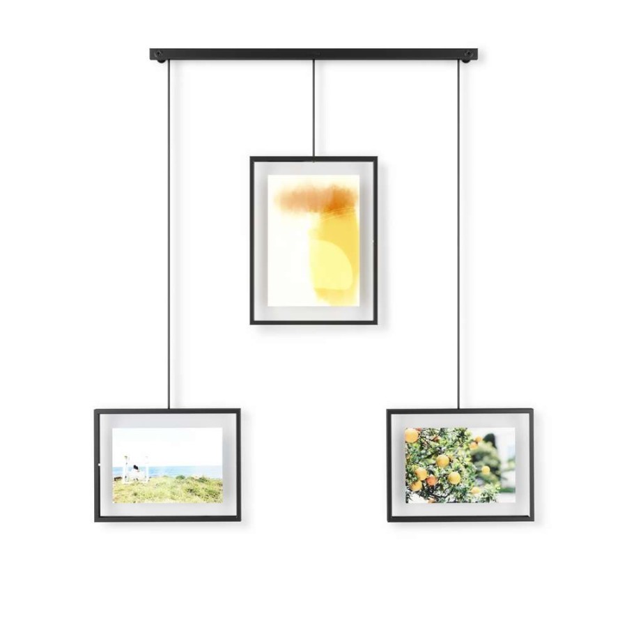 Home Accents * | Umbra Exhibit Photo Frame Black