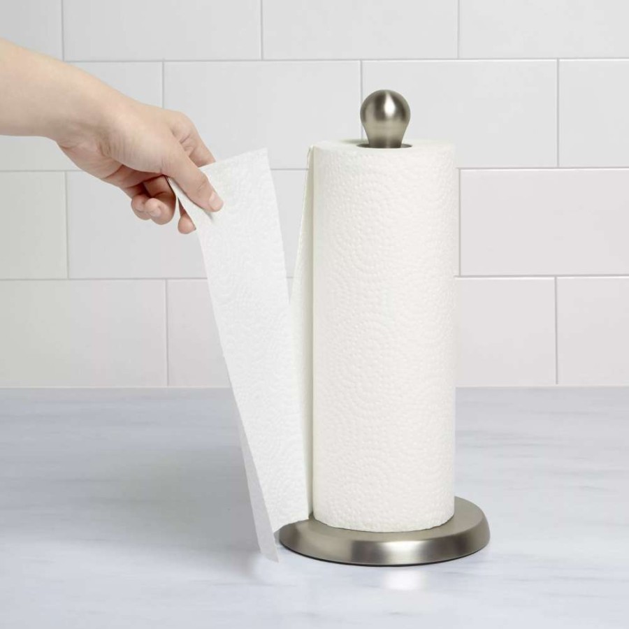 Storage * | Umbra Tug 13.5-In X 6.5-In Smoke Paper Towel Holder