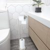 Hardware * | Umbra Teardrop Nickel Toilet Paper Stand