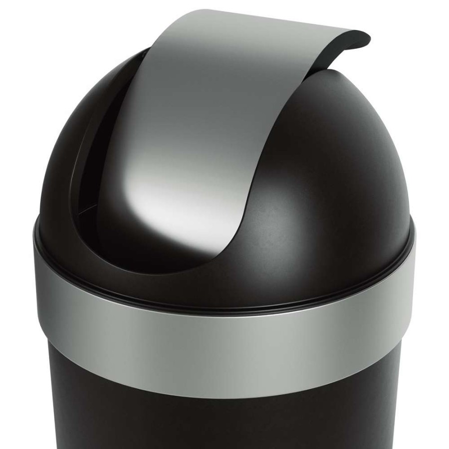 Storage * | Umbra Venti 16-Gallon (62L) Trash Can With Swing Top Lid