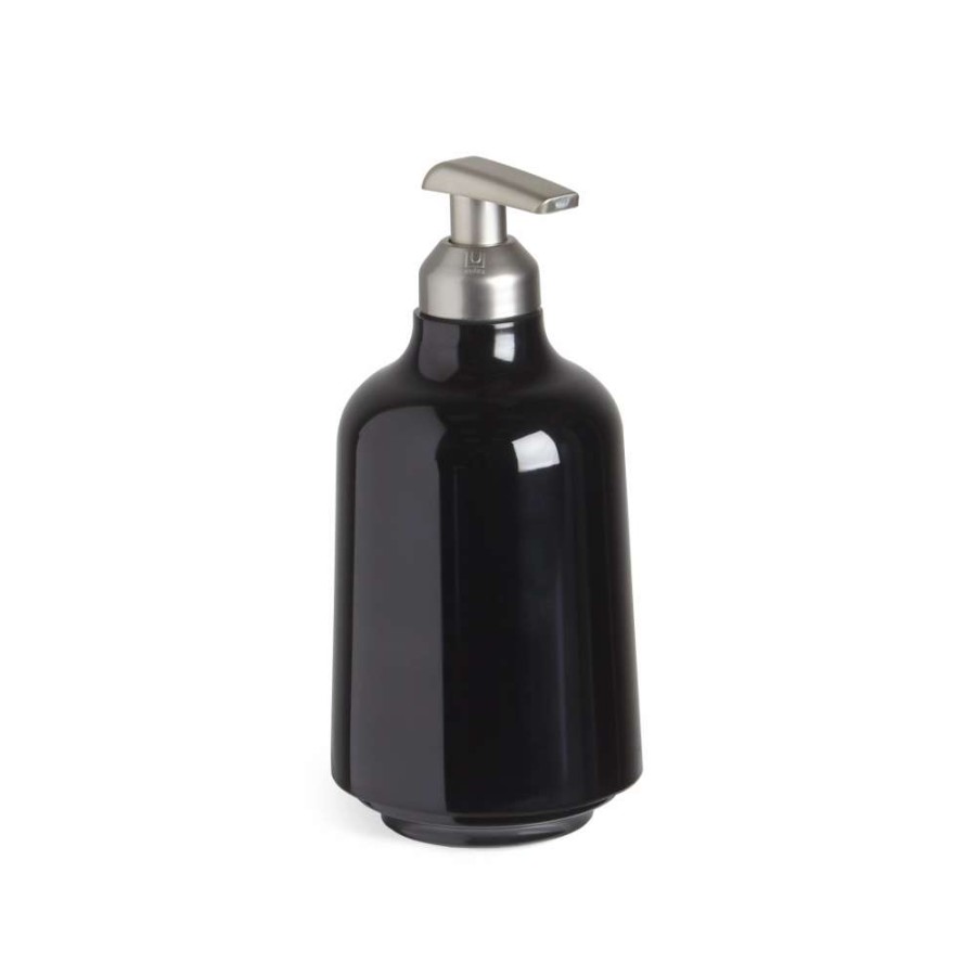 Bathroom Accessories * | Umbra Step Black Soap Pump