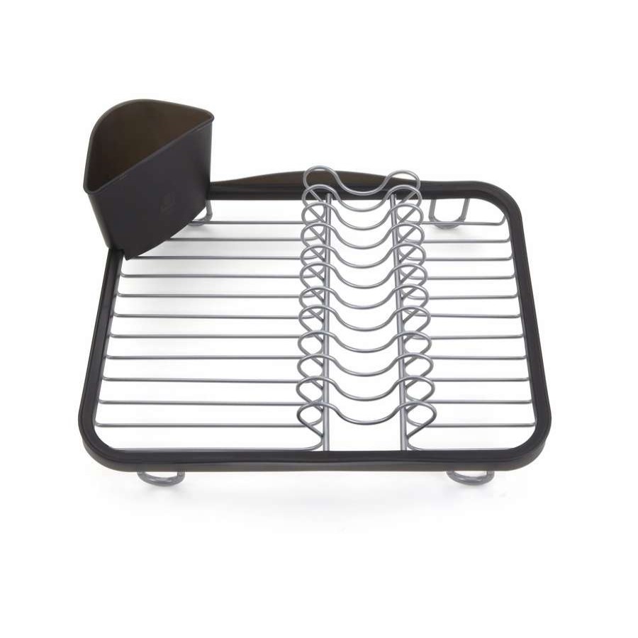 Storage * | Umbra 10.5-In W X 3.5-In L X 13.75-In H Metal Dish Rack Black