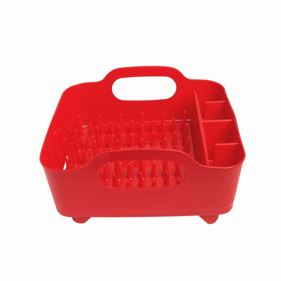 Storage * | Umbra Red Tub Dish Rack