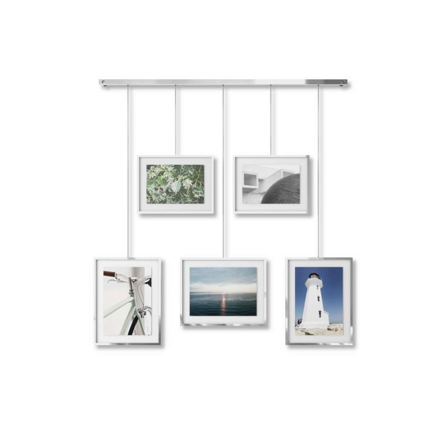 Home Accents * | Umbra Exhibit Photo Display Chrome