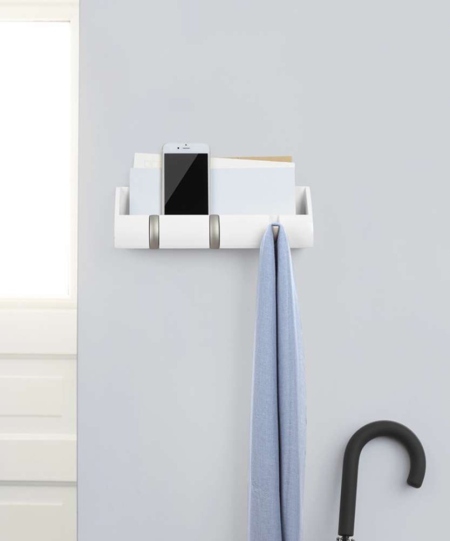 Hardware * | Umbra White Cubby Mini Organizer