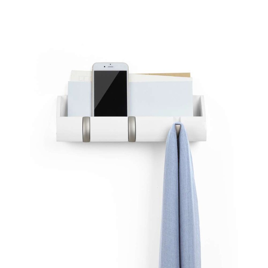 Hardware * | Umbra White Cubby Mini Organizer