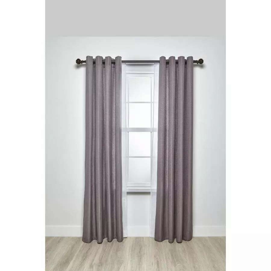 Blinds & Window Treatments * | Umbra Steel Double Curtain Rod 72In-144In Bronze