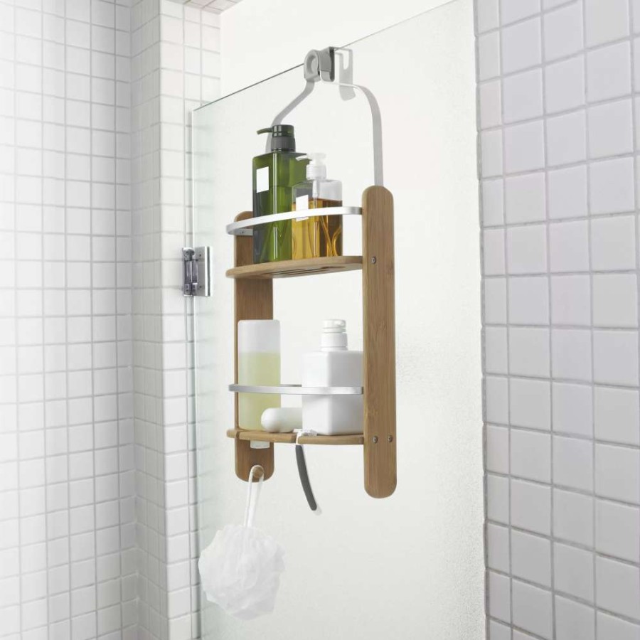 Hardware * | Umbra Flex 13-In Natural Shower Caddy