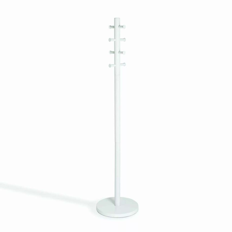 Storage * | Umbra White Pillar Coat Rack