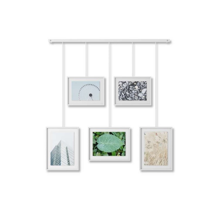 Home Accents * | Umbra Exhibit Gallery Picture Frame Set White