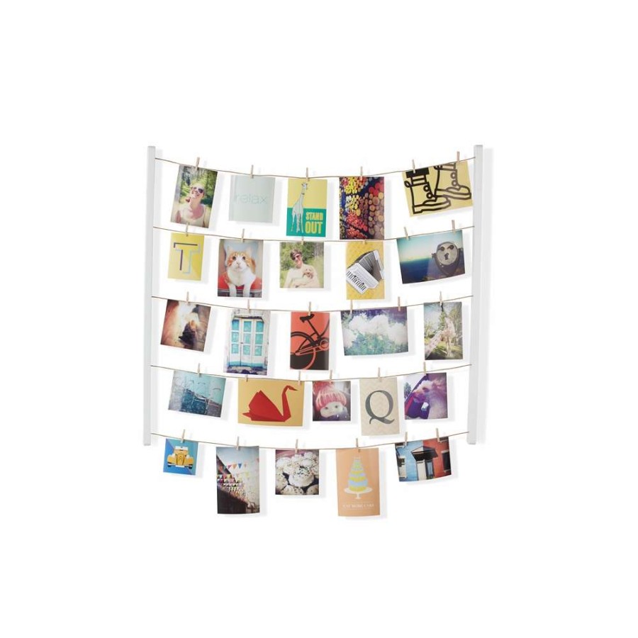 Home Accents * | Umbra Hangit Photo Display 26-In X 30-In White