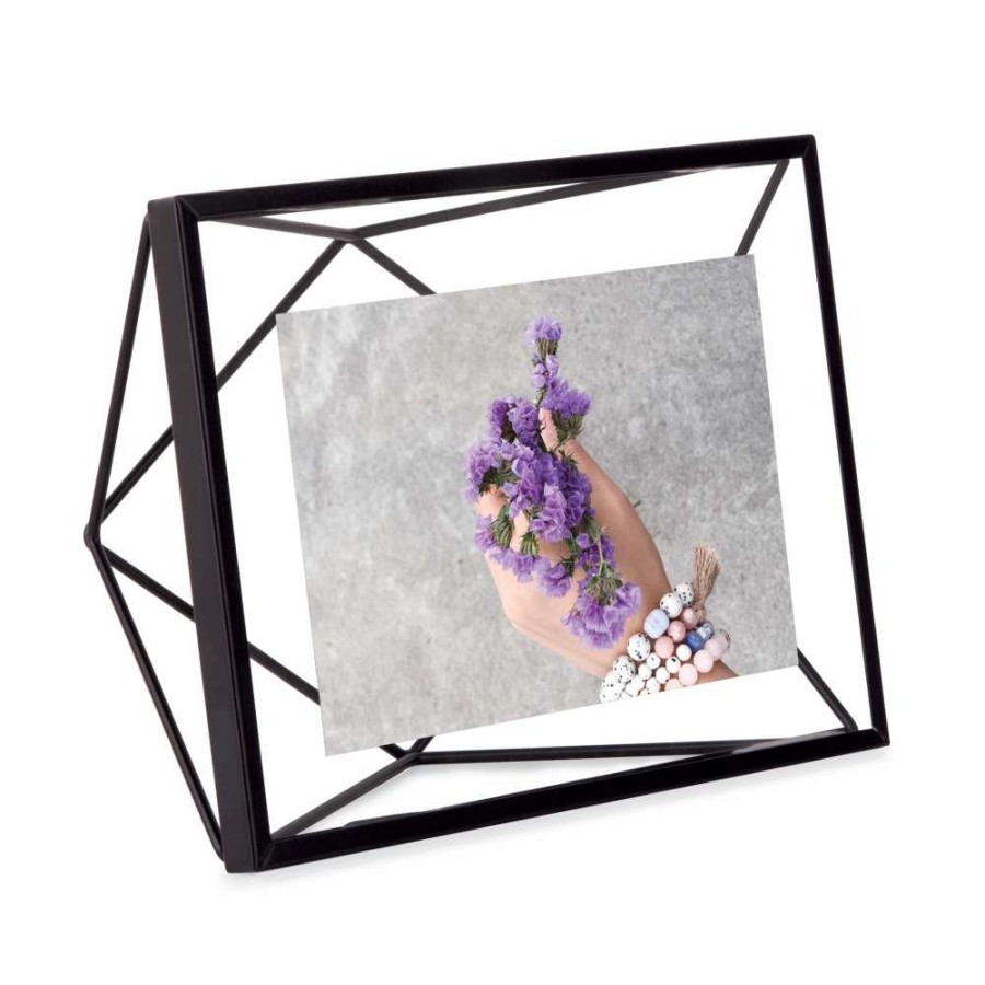 Home Accents * | Umbra 4 X 6 Black Prisma Photo Display