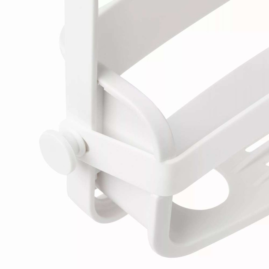 Hardware * | Umbra Flex 12.13-In White Shower Caddy