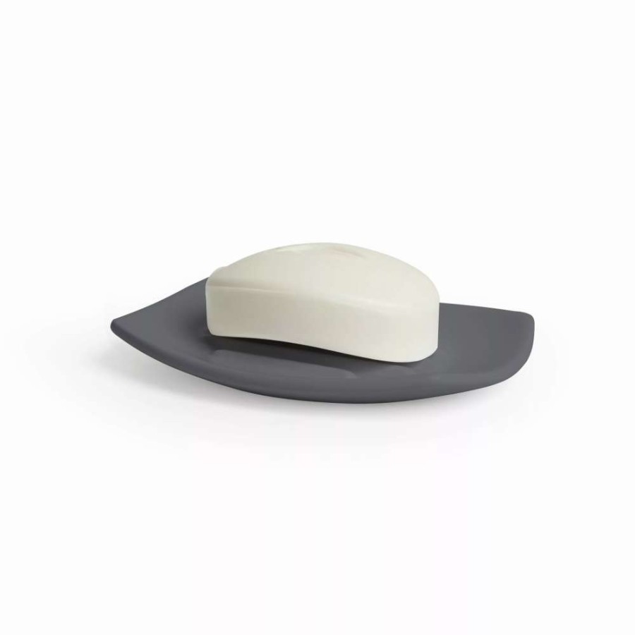 Bathroom Accessories * | Umbra Corsa Charcoal Soap Dish