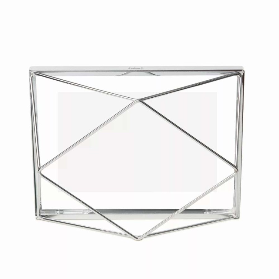 Home Accents * | Umbra 4 X 6 Chrome Prisma Photo Display