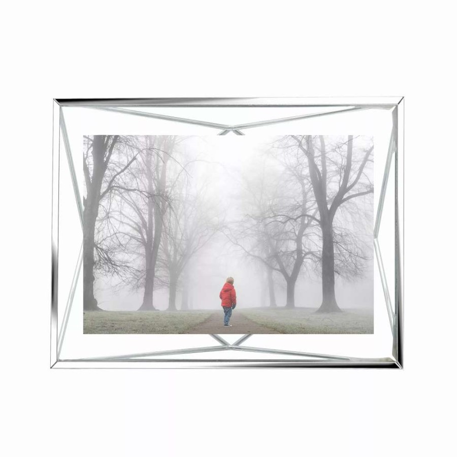 Home Accents * | Umbra 4 X 6 Chrome Prisma Photo Display