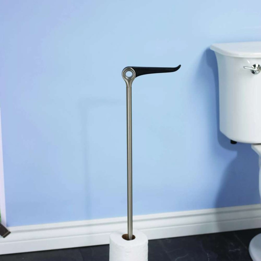 Hardware * | Umbra Tucan Nickel Toilet Paper Stand