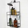 Hardware * | Umbra Flex 11.25-In Black Shower Caddy