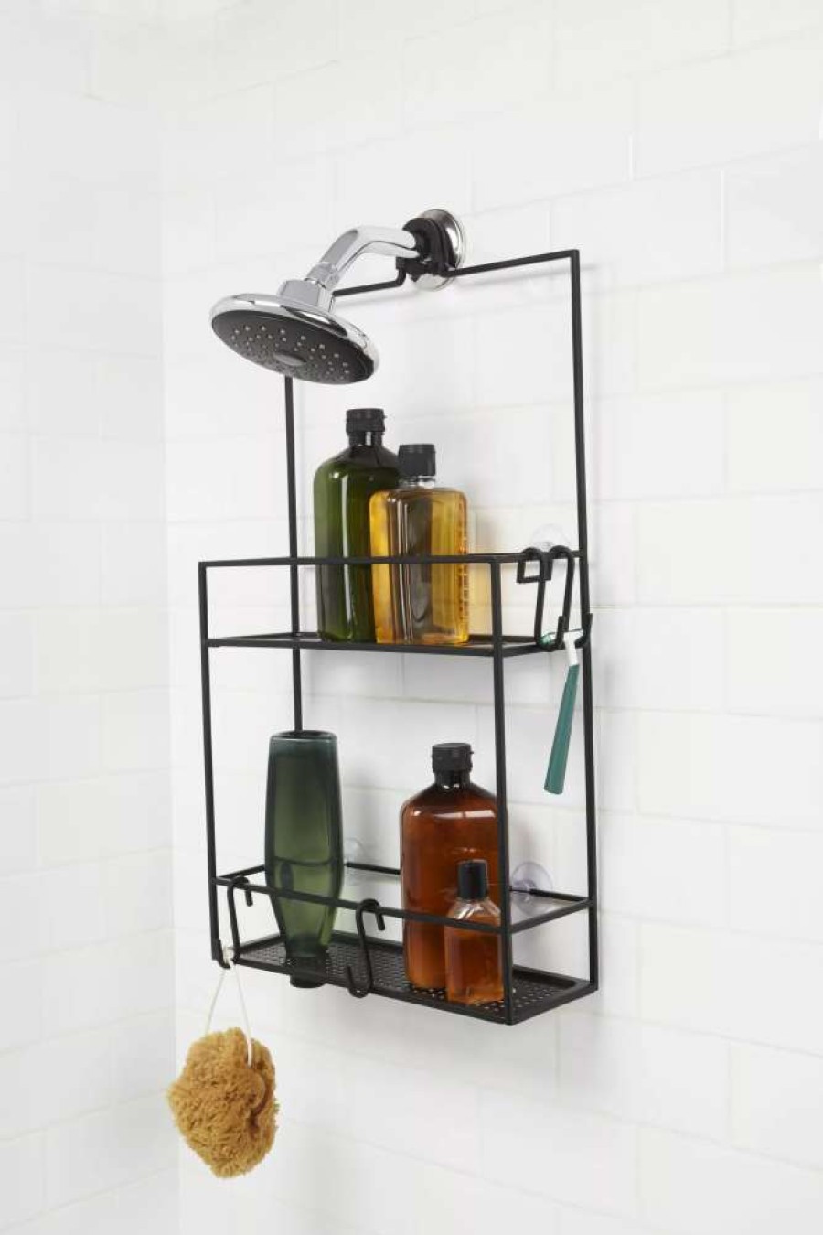 Hardware * | Umbra Flex 11.25-In Black Shower Caddy