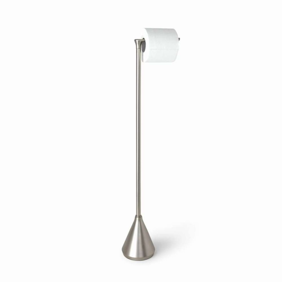 Hardware * | Umbra Pinnacle Nickel Toilet Paper Stand