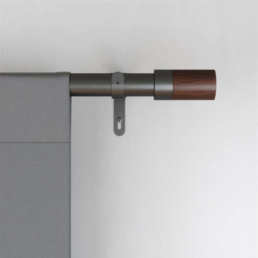 Blinds & Window Treatments * | Umbra Blok Adjustable Curtain Rod 1-In