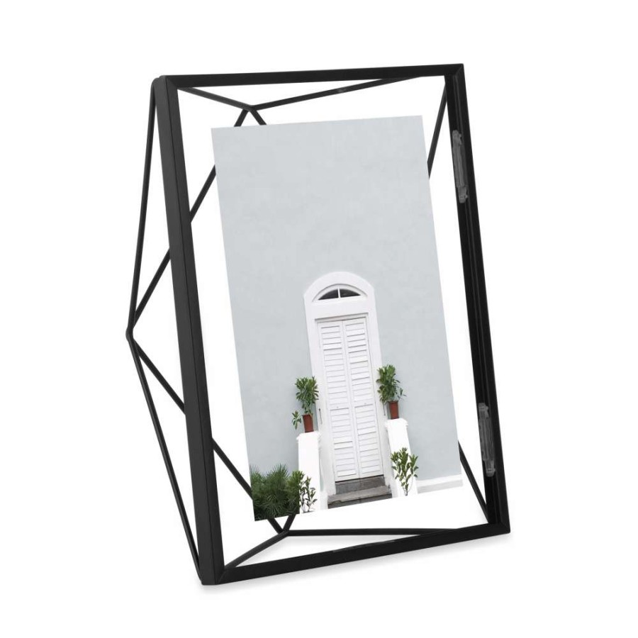 Home Accents * | Umbra 5 X 7 Black Prisma Photo Display