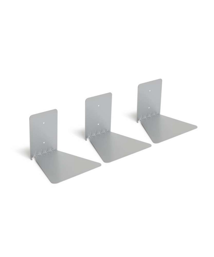 Storage * | Umbra Conceal Shelf Large Silver 3-Pack